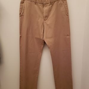 J. Crew classic fit tan chino pants